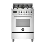 Professional 60cm Gas Range with Oven, Stainless Steel