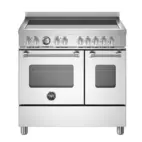Bertazzoni Master Induktionsspis 90cm med dubbelugn, rostfri
