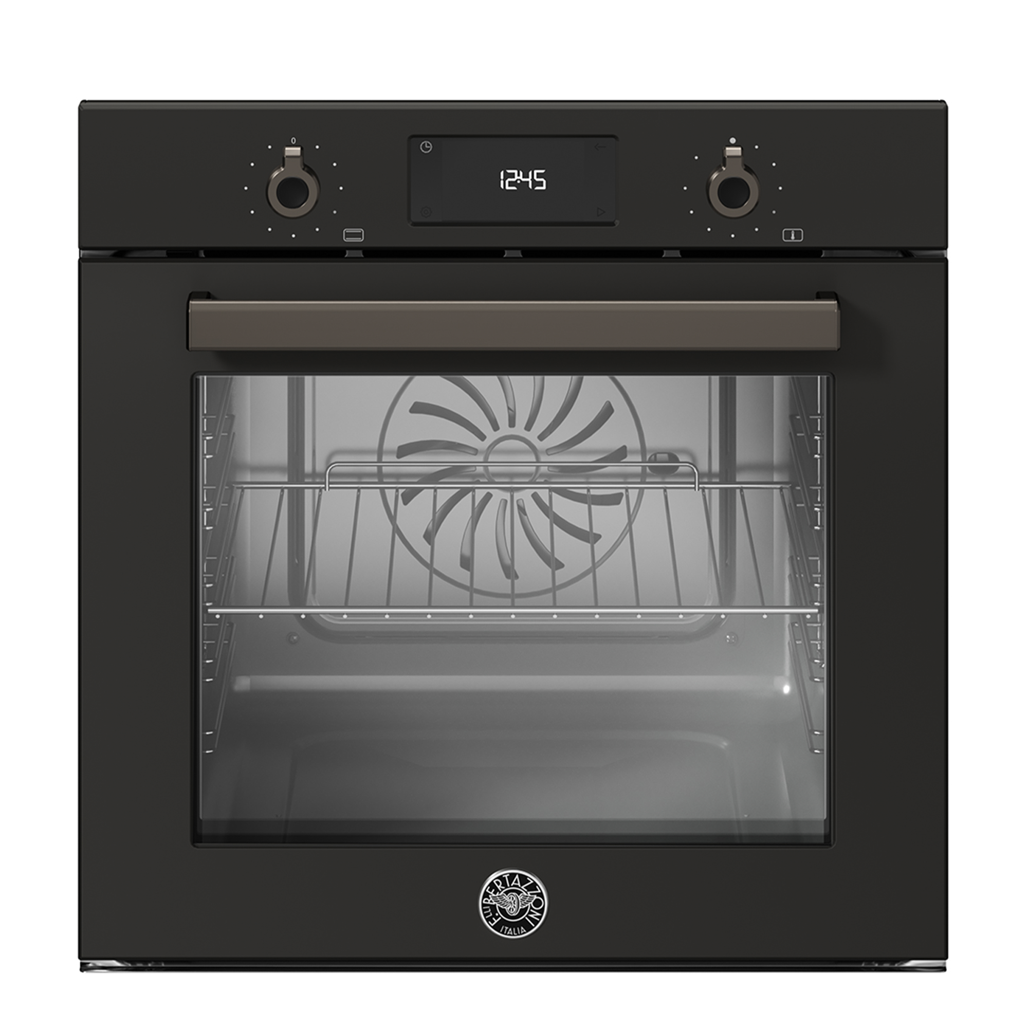 Professional Inbyggnadsugn 60cm LCD, Carbonio