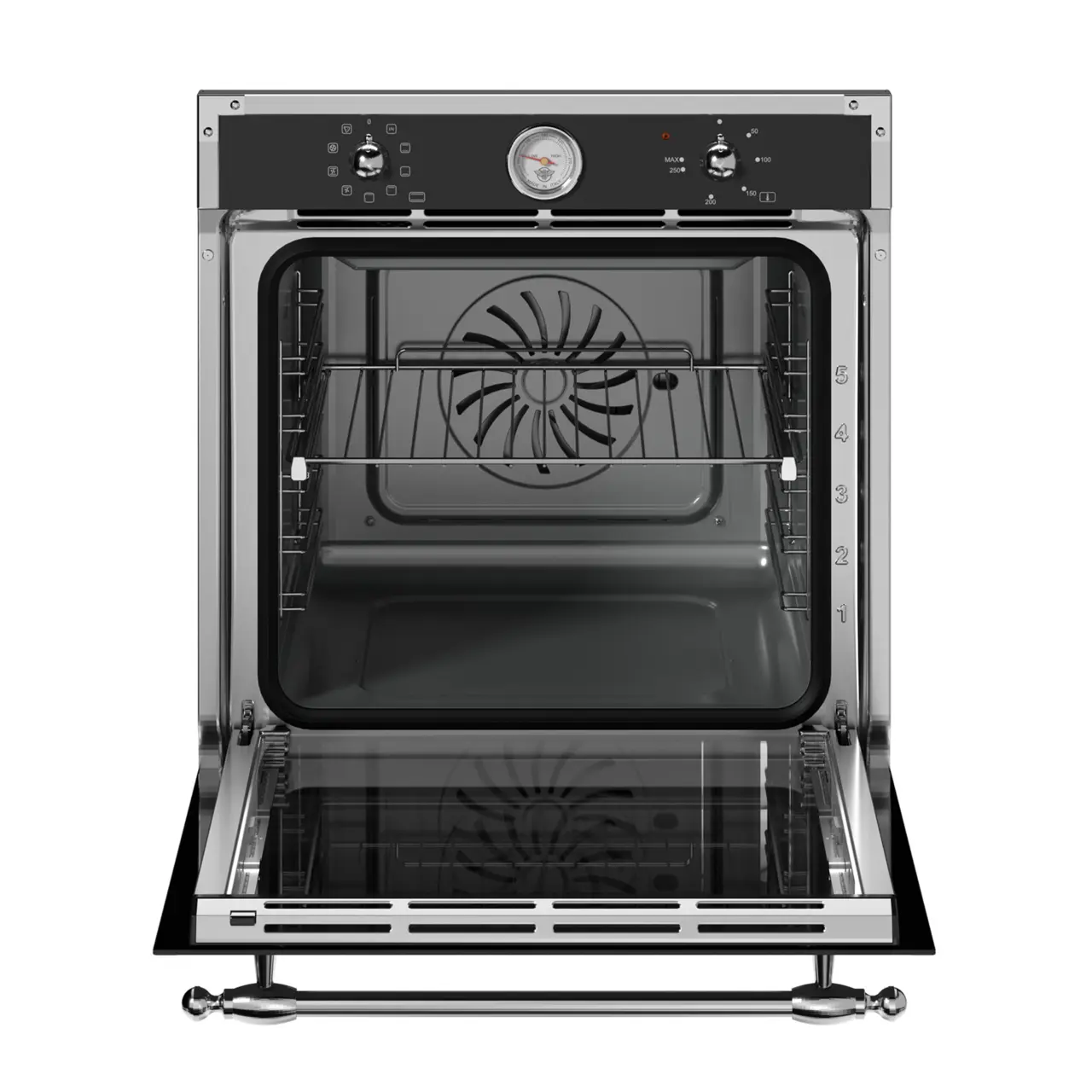 Bertazzoni Heritage Inbyggnadsugn 60cm, mattsvart
