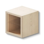 Vitrin väggskåp 60x60x60 cm