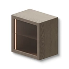 Vitrin väggskåp 60x39x60 cm