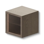 Vitrin väggskåp 60x60x60 cm