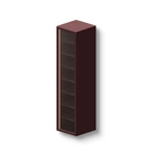 Vitrin högskåp 60x60x240 cm