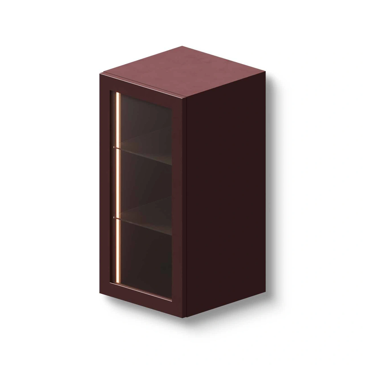 Vitrin väggskåp 40x39x80 cm