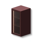 Vitrin väggskåp 40x39x80 cm