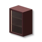 Vitrin väggskåp 60x39x80 cm