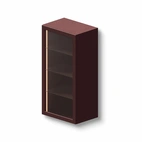 Vitrin väggskåp 60x39x120 cm