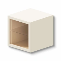 Vitrin väggskåp 60x60x60 cm