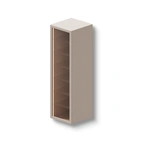 Vitrin högskåp 60x60x200 cm