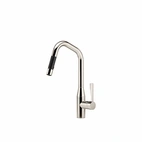 Sync Square Kitchen Mixer with Shower Platinum