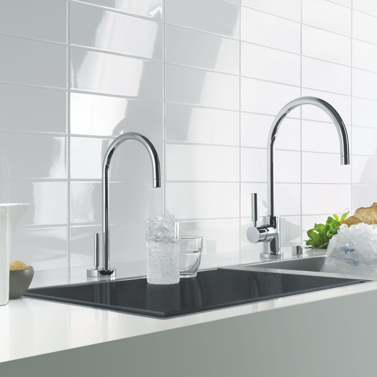 Tara Köksblandare Borstad mörk platinum