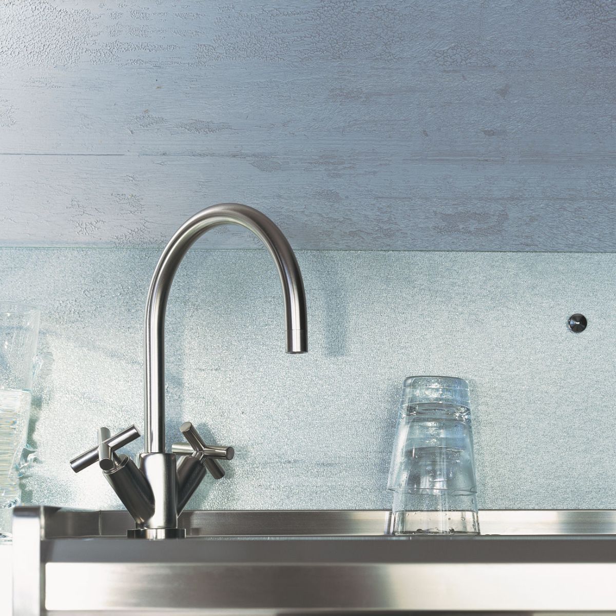 Tara Tvågreppsblandare Borstad mörk platinum