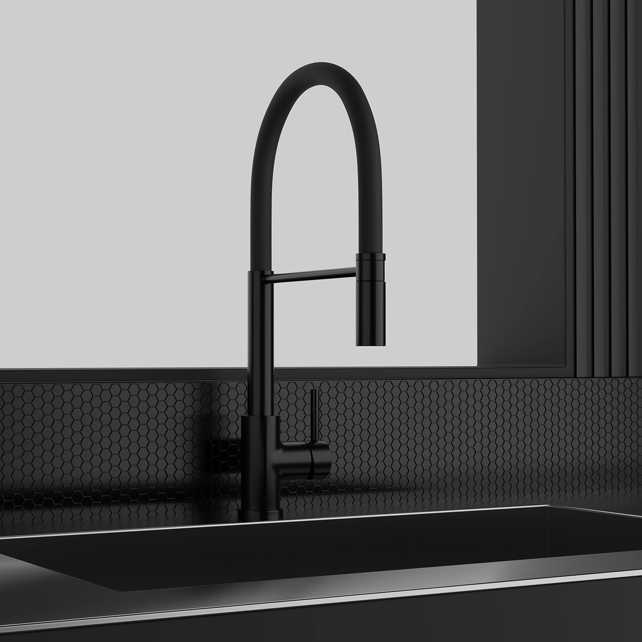 Kitchen Mixer Steel Pro Shadow