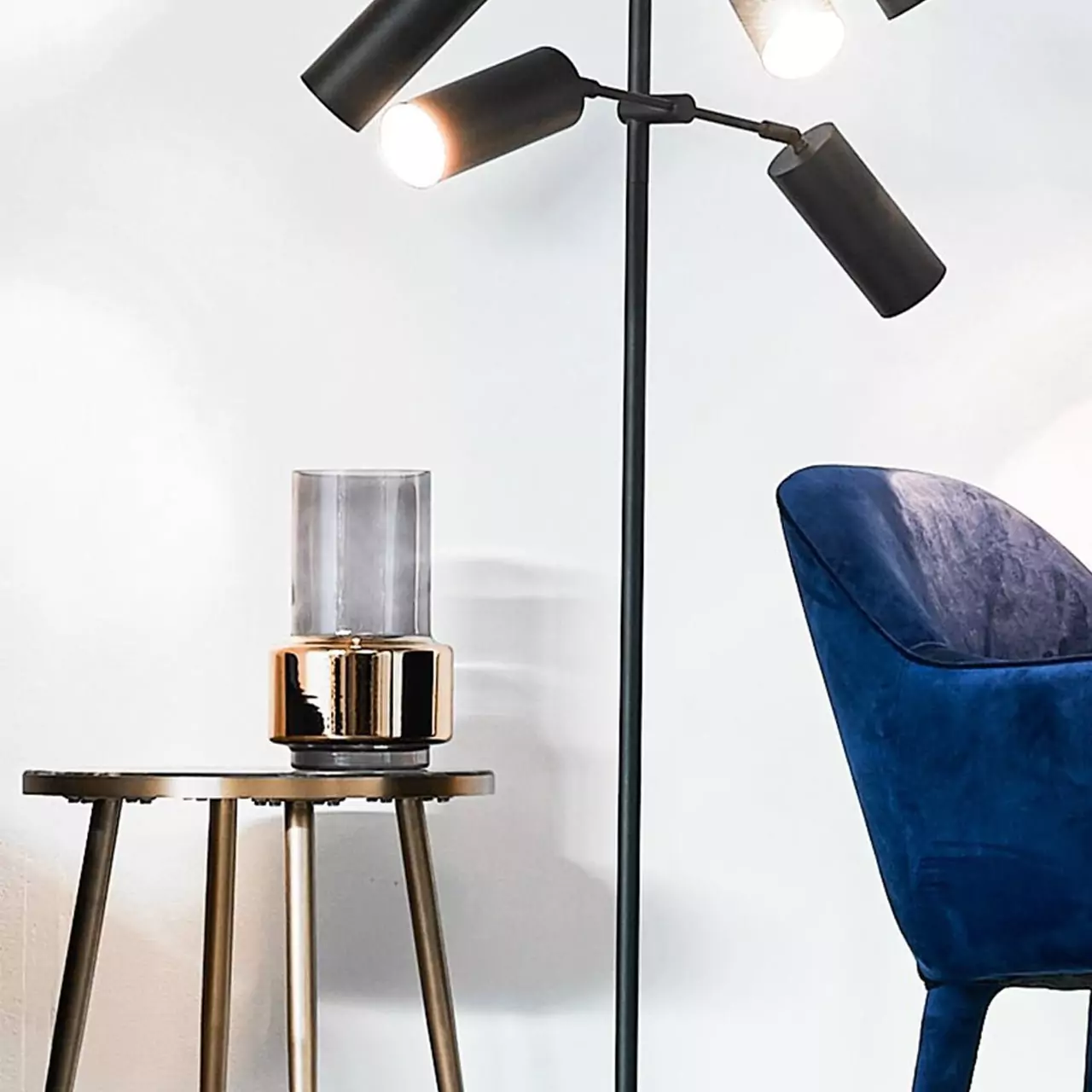 Smoked Gold Lobby Vase - S