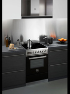 Bertazzoni Professional Gasspis 60cm med ugn, Svart