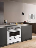 Bertazzoni Master Induktionsspis 90cm med ugn, mattsvart
