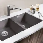 Subline 350/350-U Silgranit Infino Klippgrå Sink