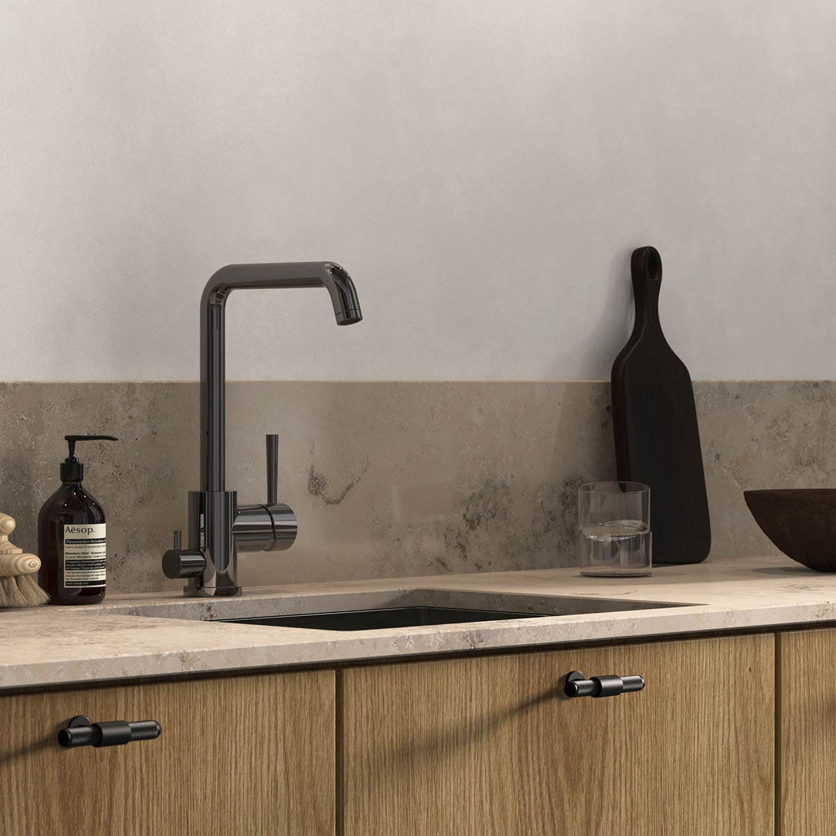 Tapwell Köksblandare EVO984 Black Chrome