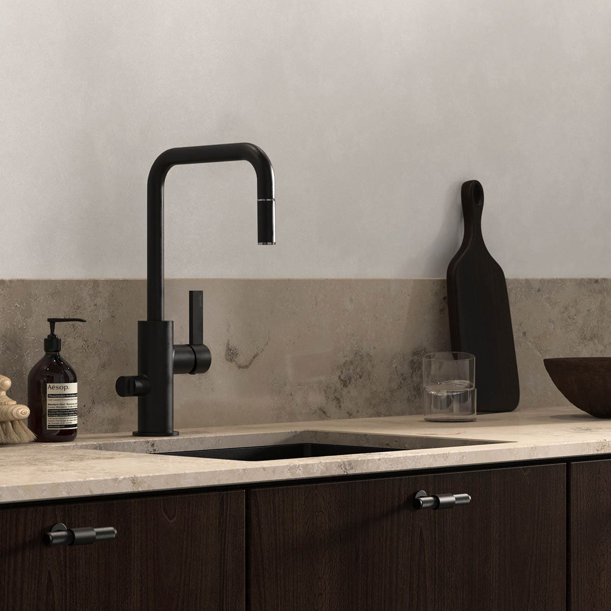 Kitchen Faucet ARM887 Matte Black