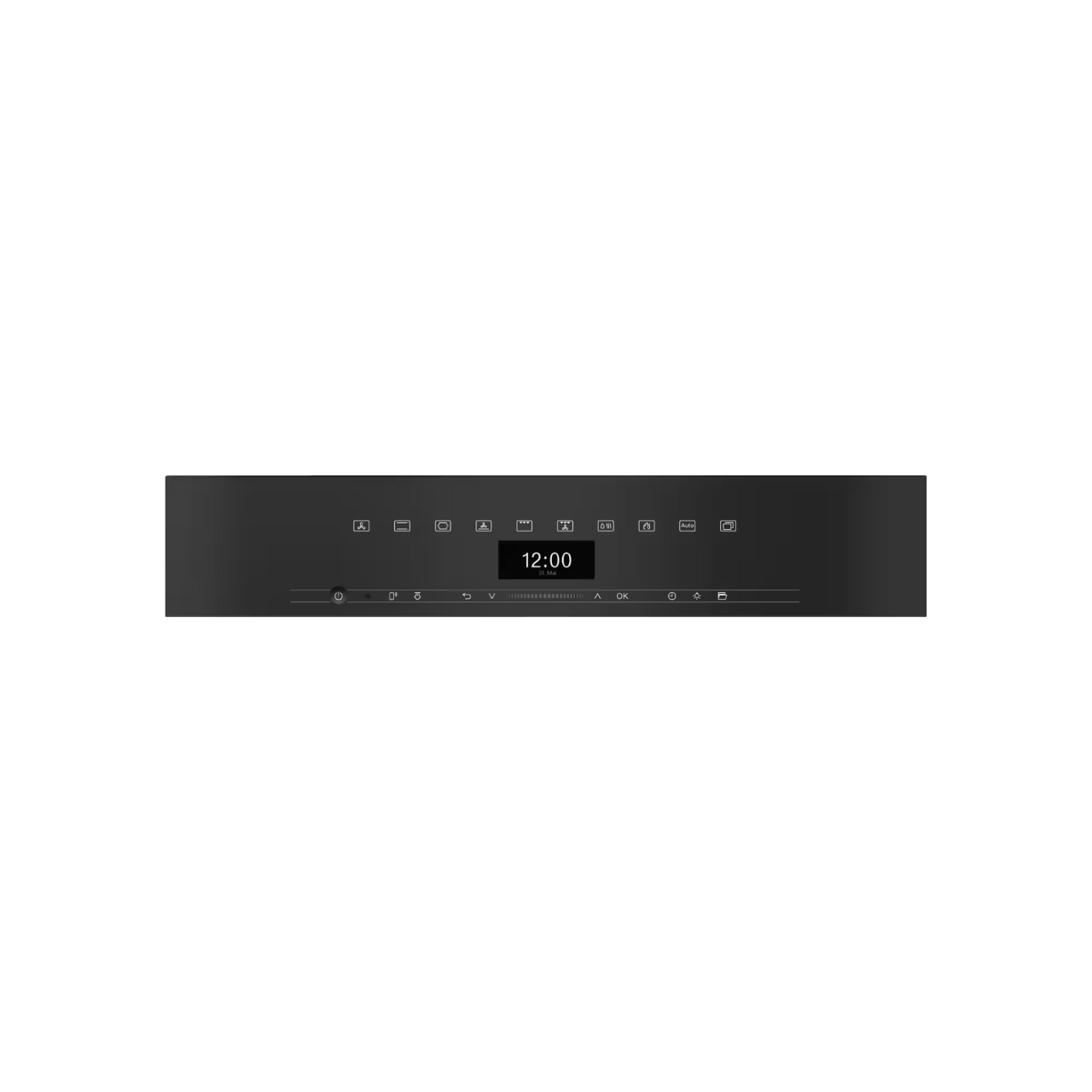 Handleless compact oven H 7440 BPX Obsidian black matt