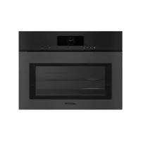 Handleless compact steam oven DGC 7840 HCX Pro Obsidian black matt