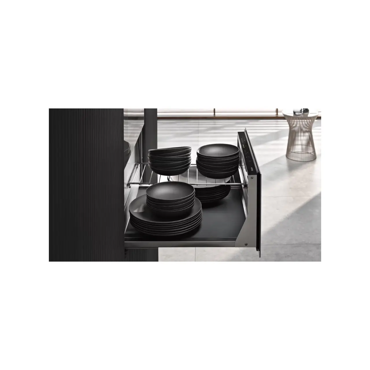 Miele Handtagsfri mat- och porslinsvärmare ESW 7020 Obsidiansvart matt