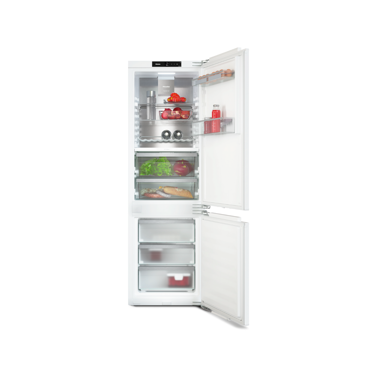 Fridge/freezer combination for built-in KFN 7744 C