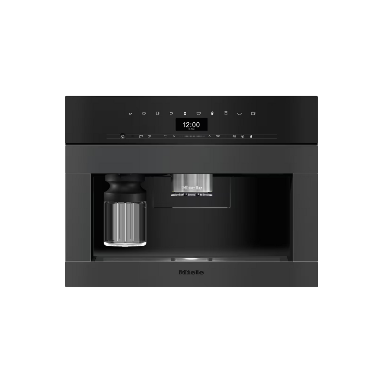 Miele Kaffemaskin för inbyggnad CVA 7440 Obsidiansvart matt