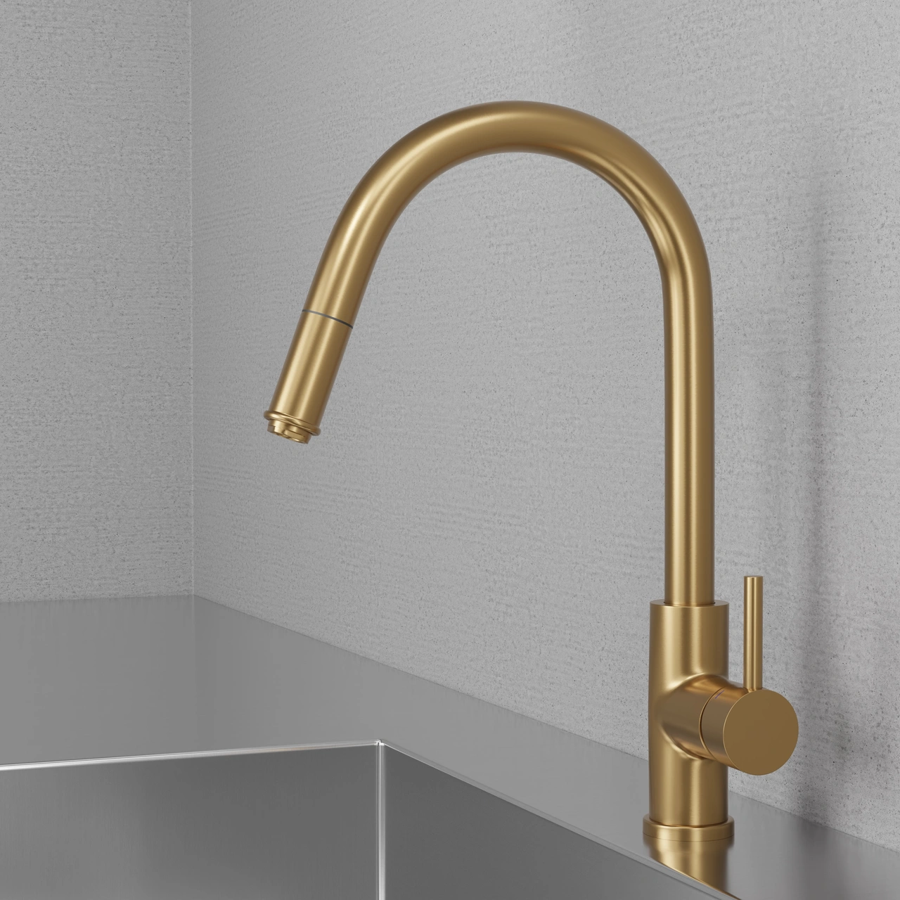 Kitchen Mixer Steel Access Sand