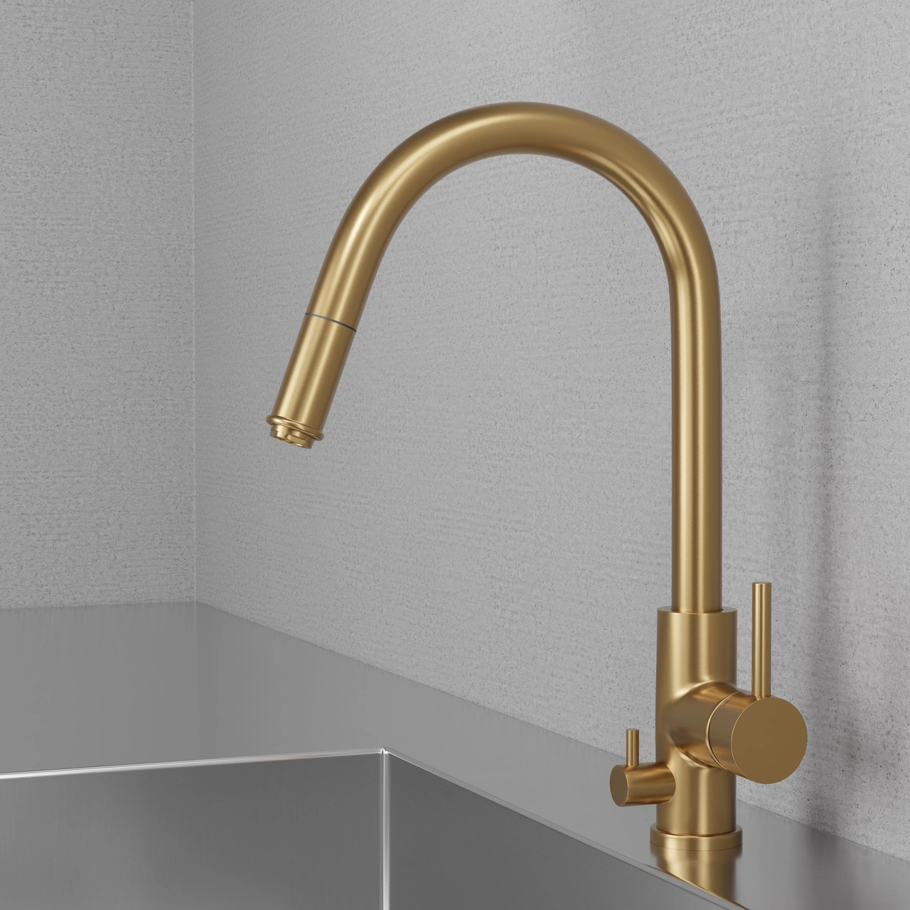 Köksblandare Steel Access Sand Diskmaskinsavst.