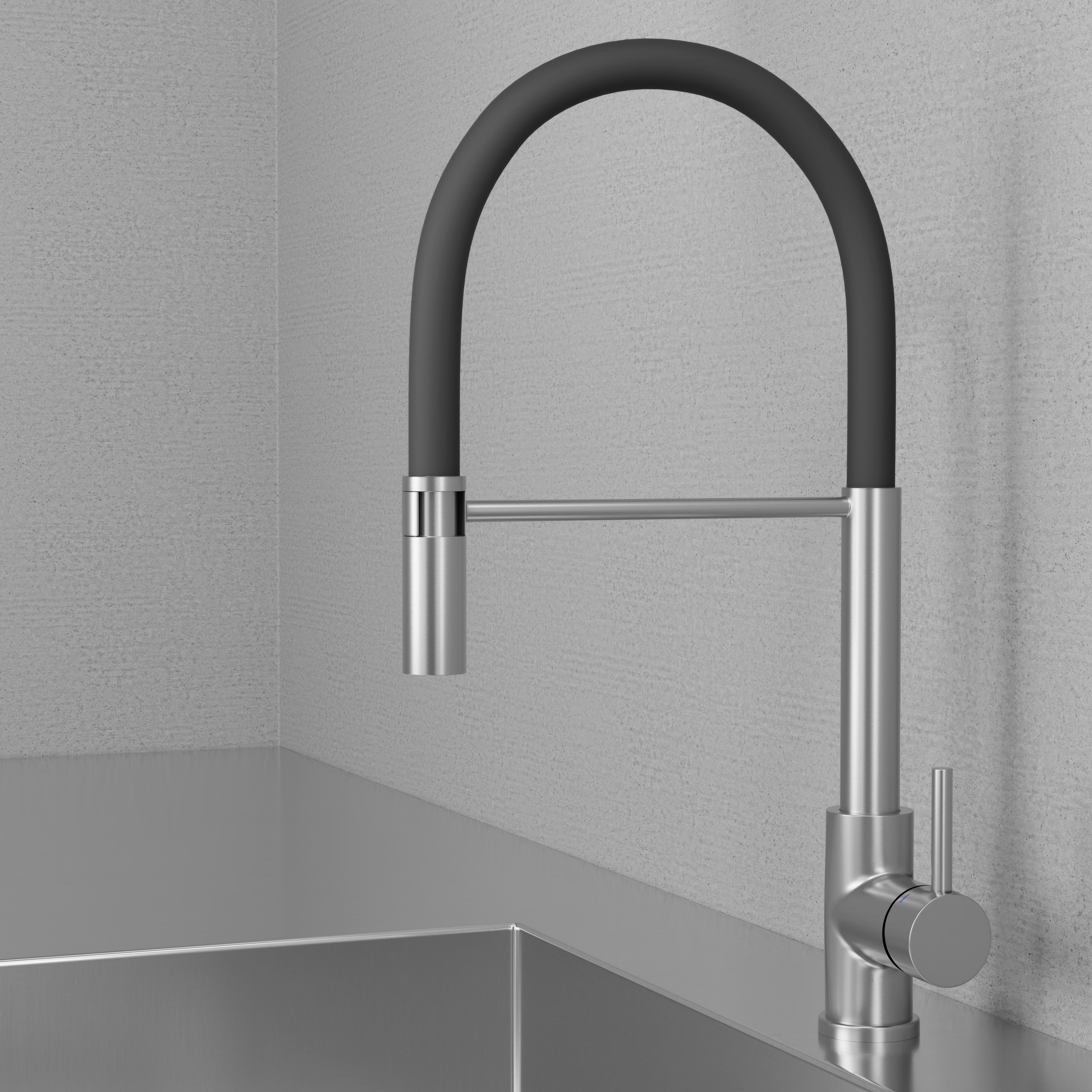 Köksblandare Steel Pro Original D