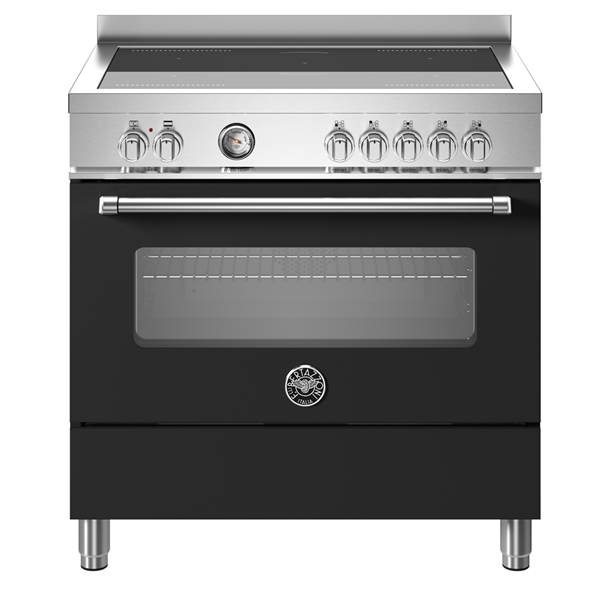 Bertazzoni Master Induktionsspis 90cm med ugn, mattsvart