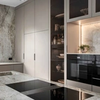 BORA Professional 3.0 paket, All black - med två st flexibla induktionshällar