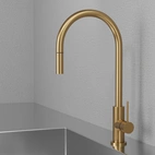 Kitchen Faucet Steel Accent Sand