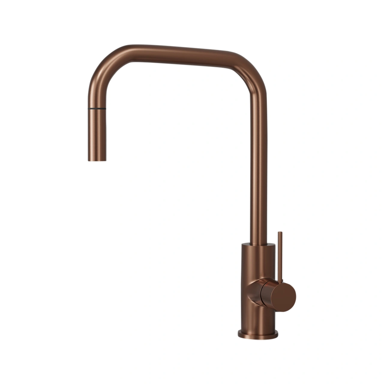 Kitchen Faucet Steel Accent Square Amber D