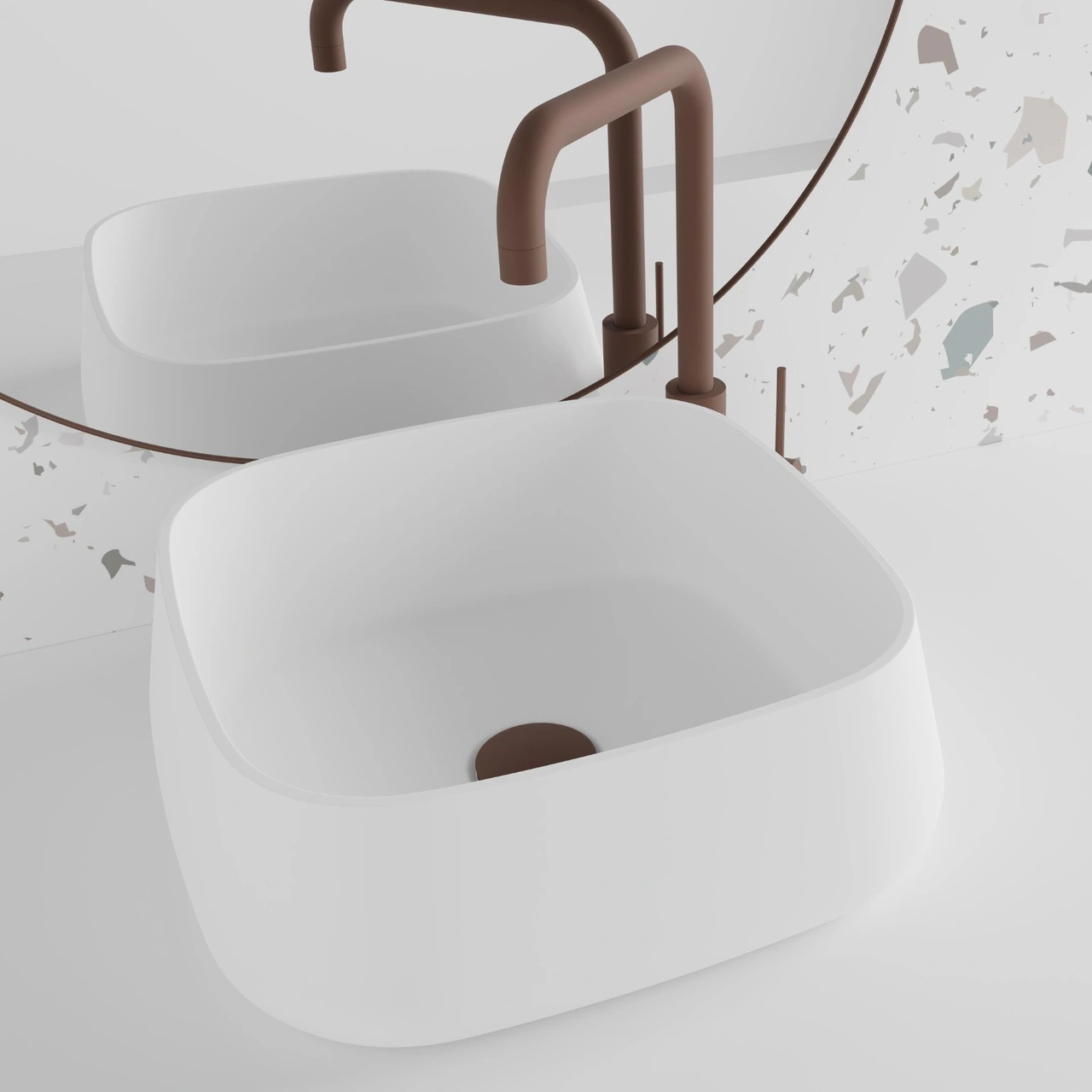 Köksblandare Mood Rust Diskmaskinsavst.