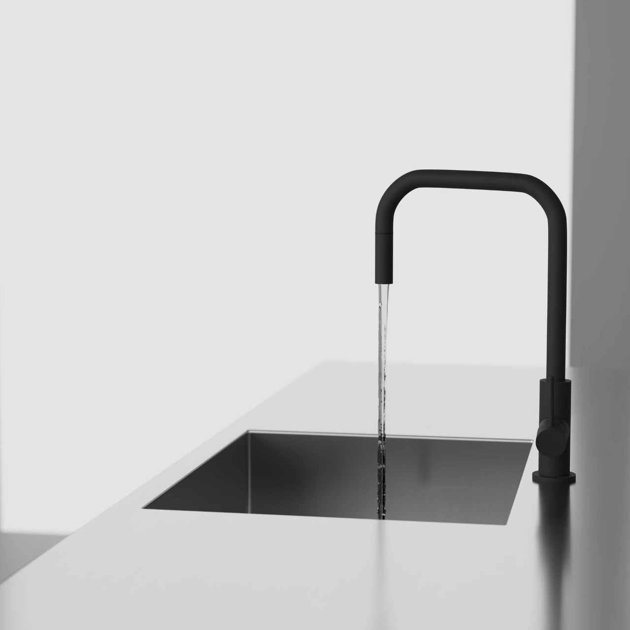 Köksblandare Accent Square Coal Diskmaskinsavst.