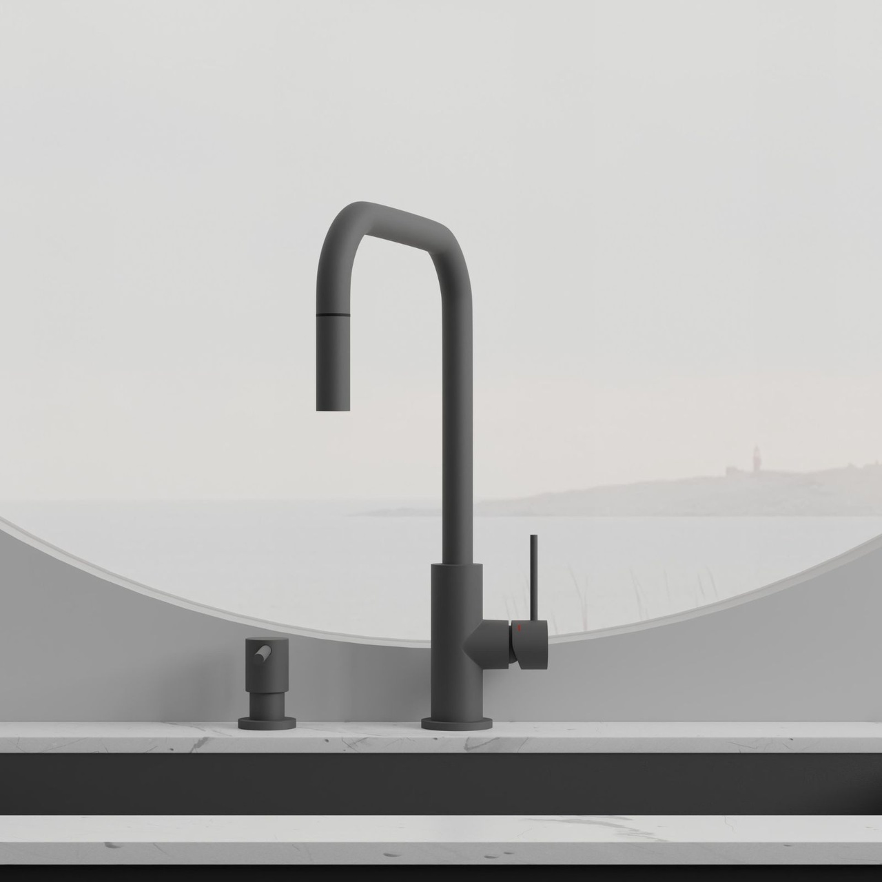 Köksblandare Accent Square Scrap Diskmaskinsavst.