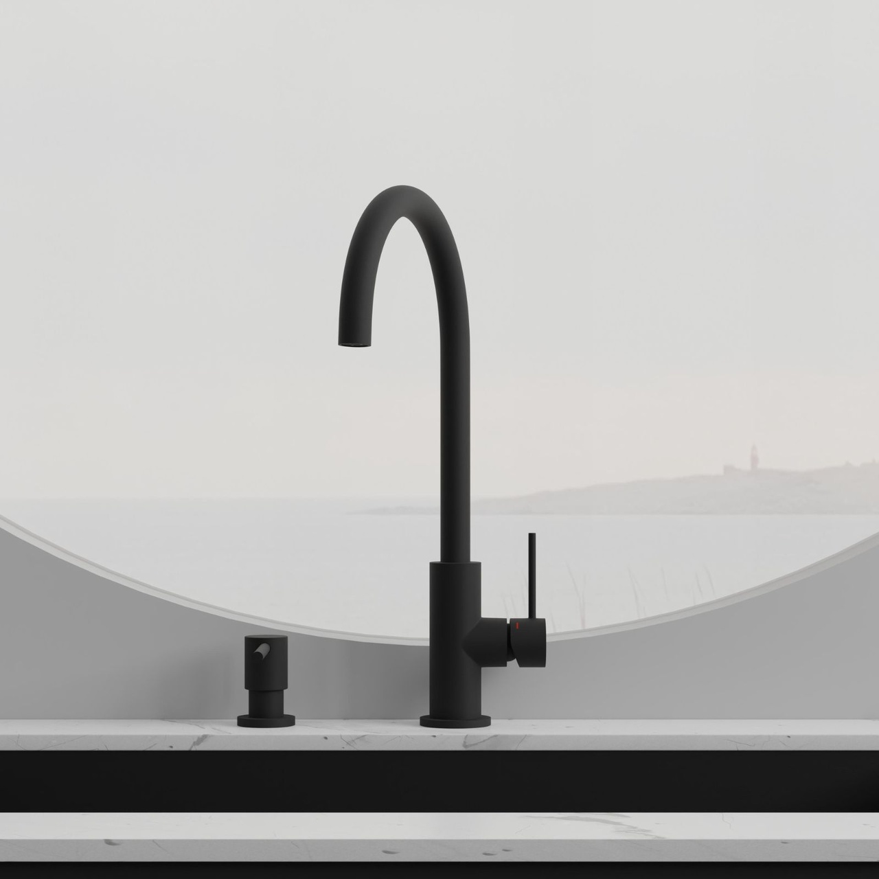 Köksblandare Equip Coal Diskmaskinsavst.