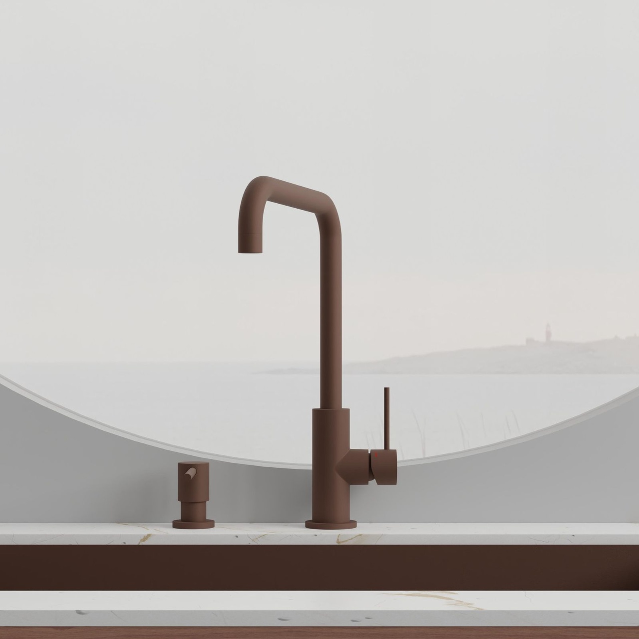 Köksblandare Mood Rust Diskmaskinsavst.