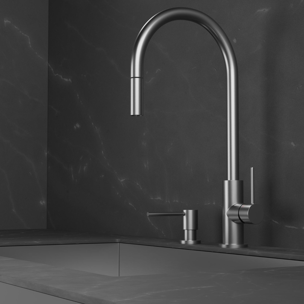 Diskmedelspump Steel Clean Dispenser Original