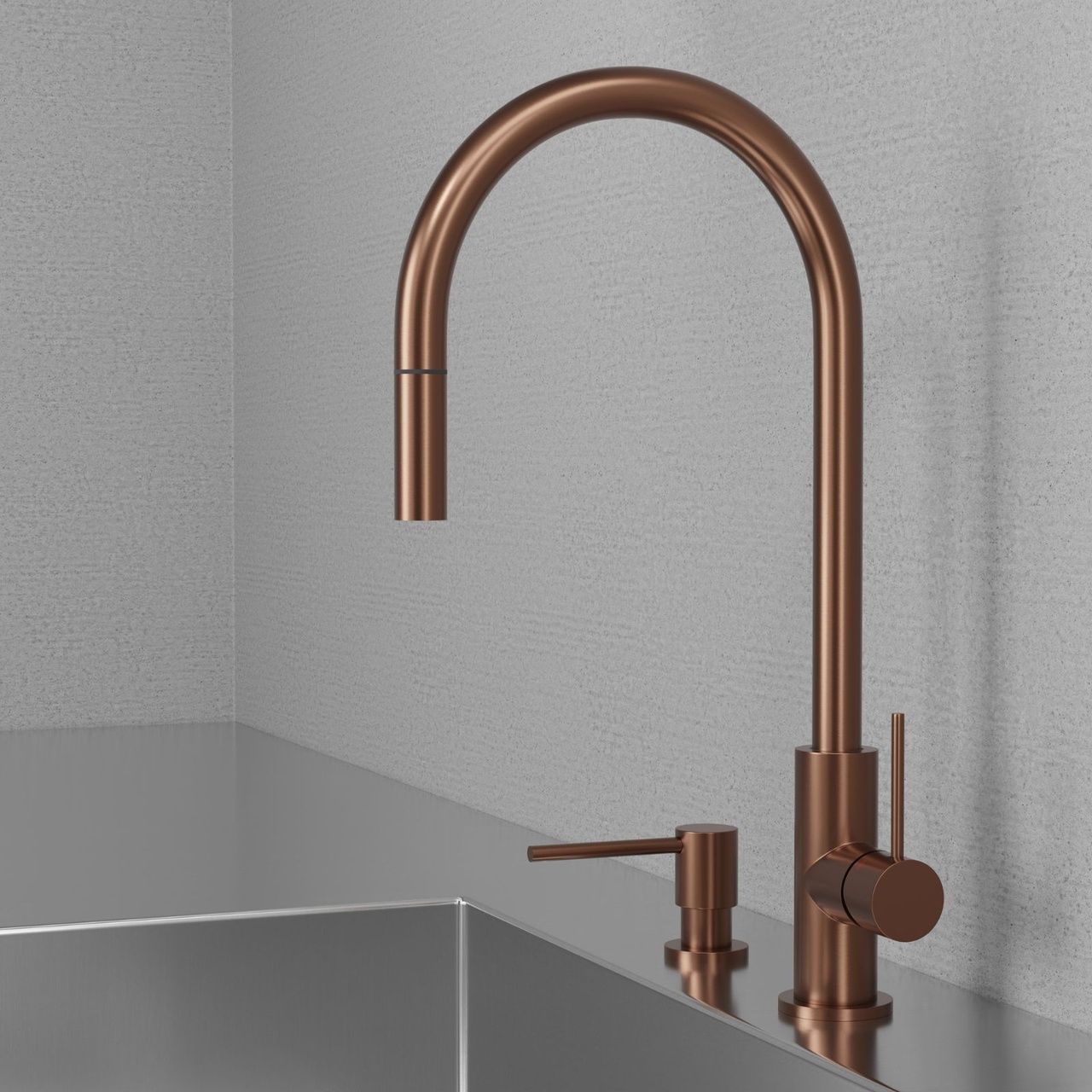 Diskmedelspump Steel Clean Dispenser Amber