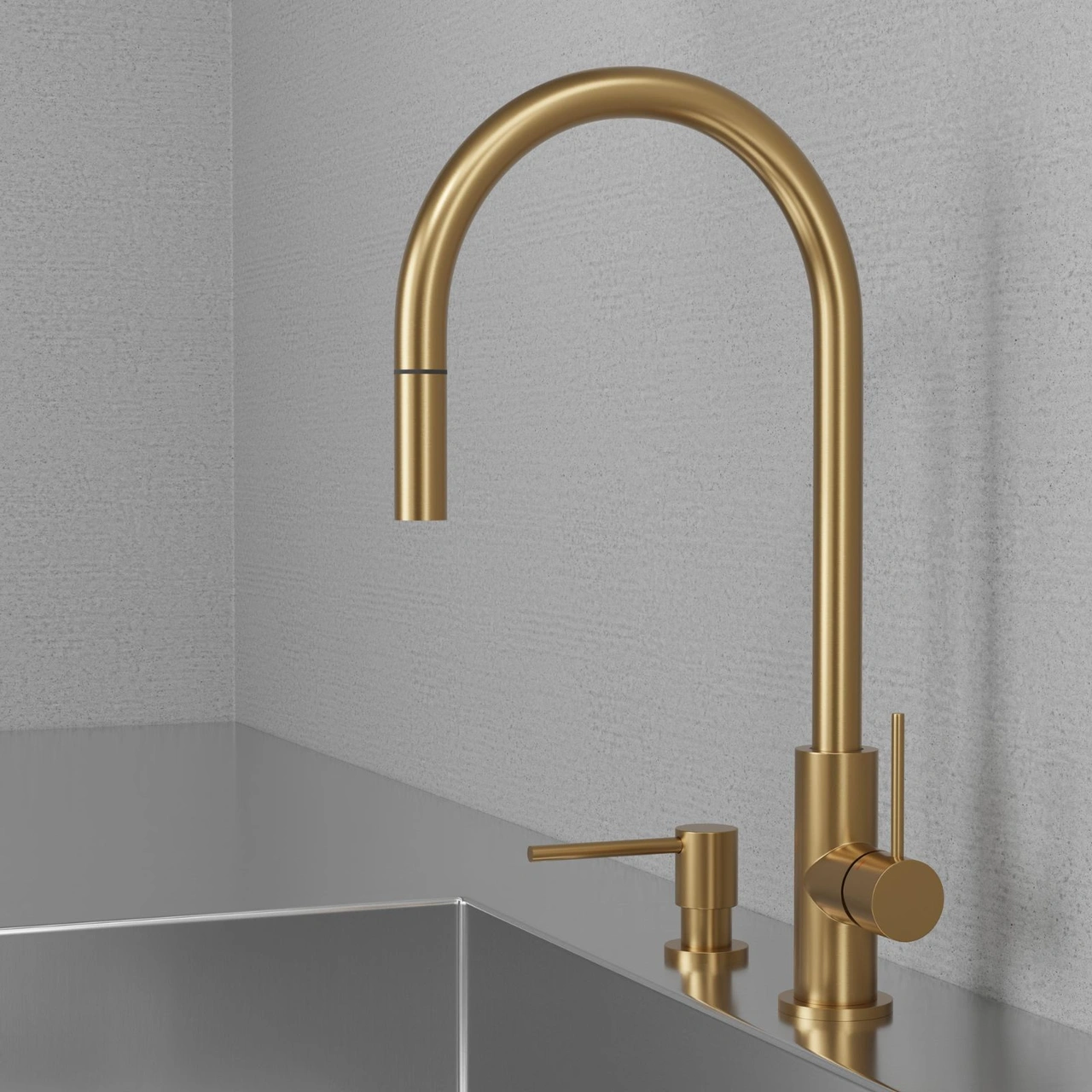 Diskmedelspump Steel Clean Dispenser Sand