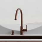 Köksblandare Steel Access Amber - Utan Diskmaskinsavst.