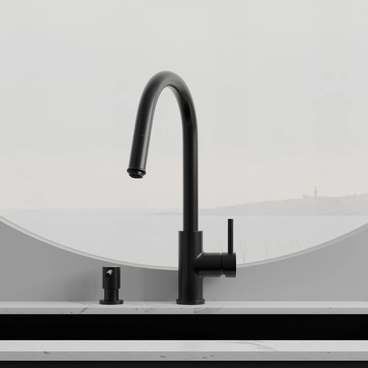 Kitchen Mixer Steel Access Shadow