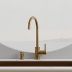 Köksblandare Steel Curve Sand Diskmaskinsavst.