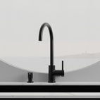 Köksblandare Steel Curve Shadow - Utan Diskmaskinsavst.