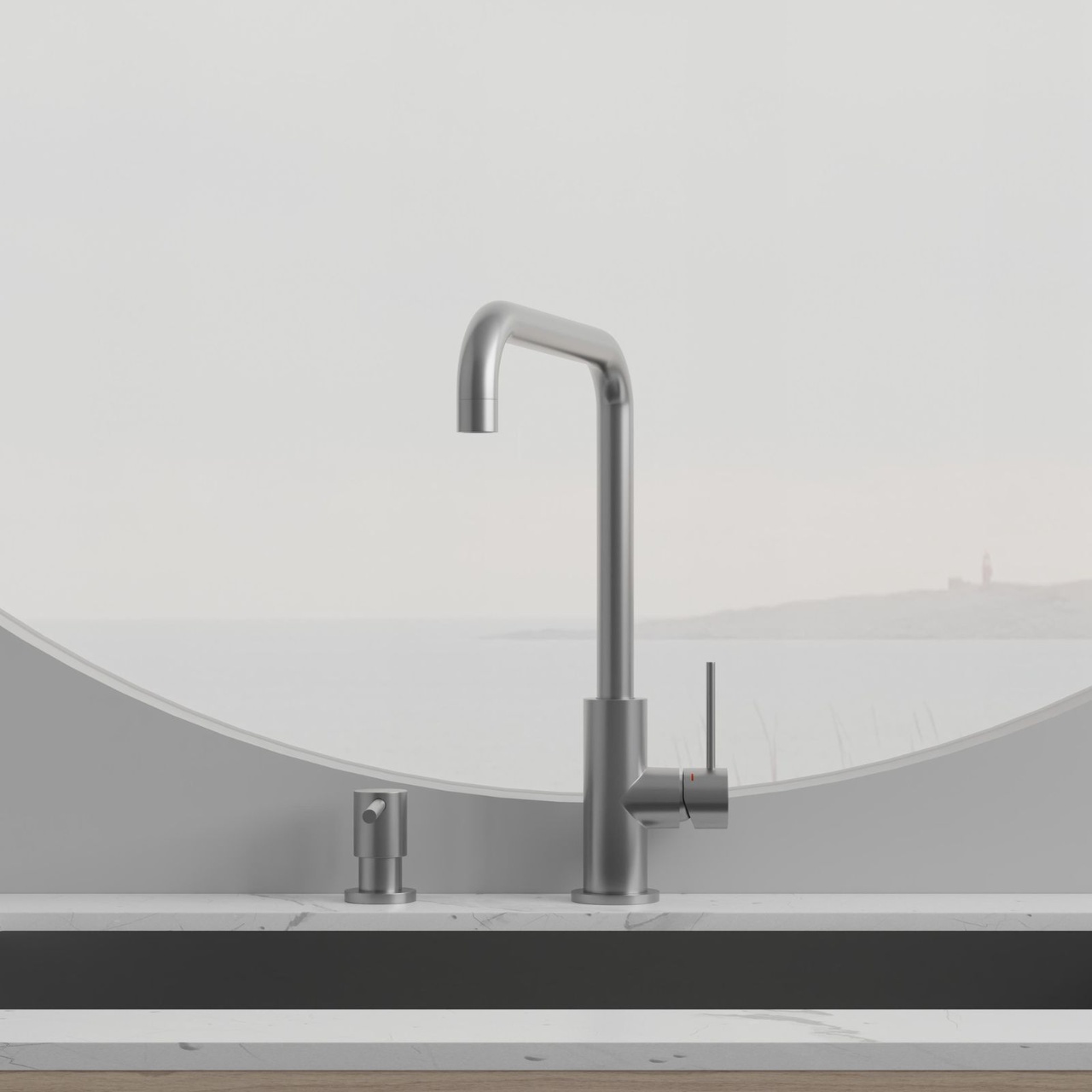 Köksblandare Steel Mood Original Diskmaskinsavst.