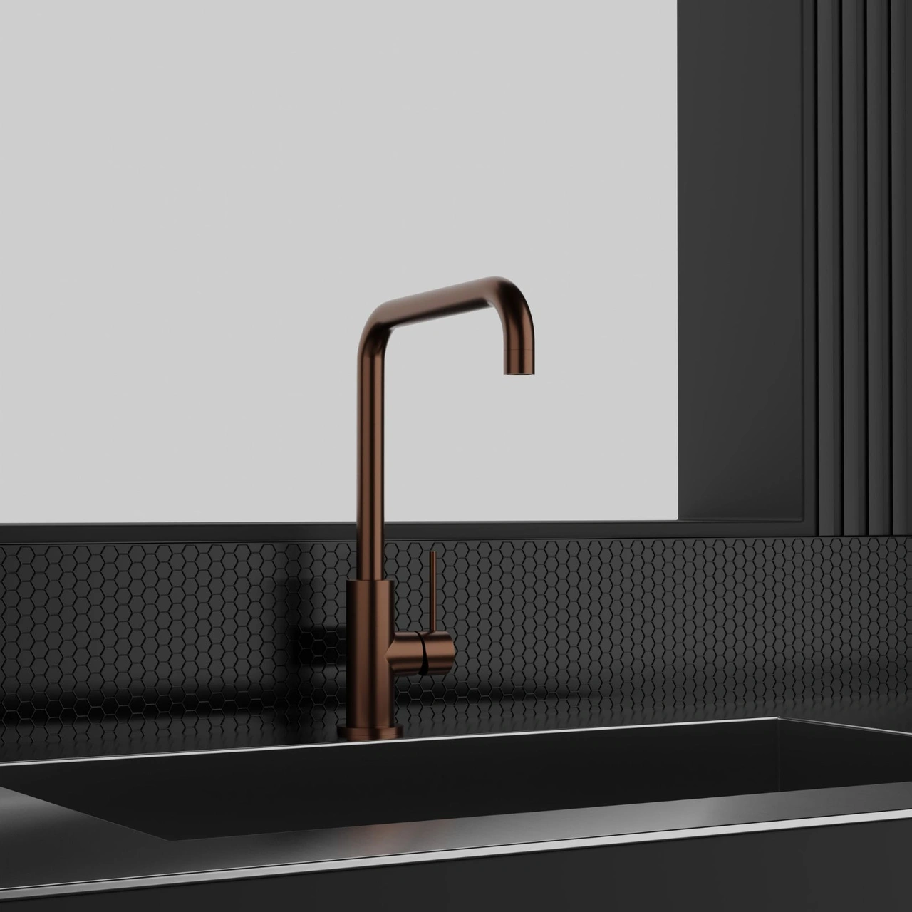 Kitchen Mixer Steel Mood Amber D